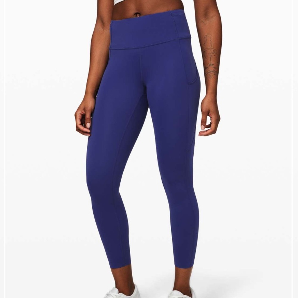 Lululemon Fast and Free 25” Size 4 Larkspur